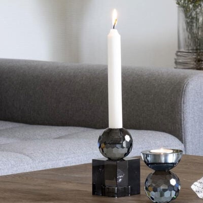 House Nordic Torcello kynttilänjalka sininen